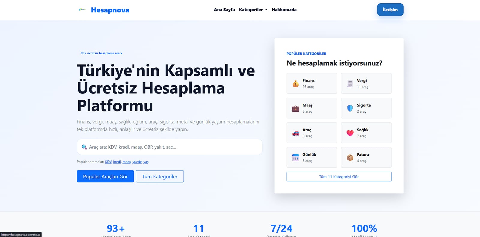 Hesapnova — proje görseli