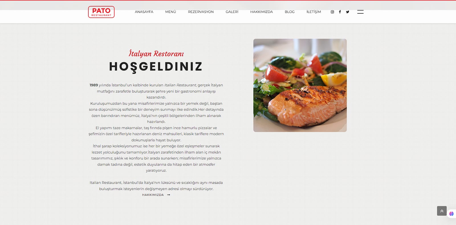 PATO Restaurant — proje görseli